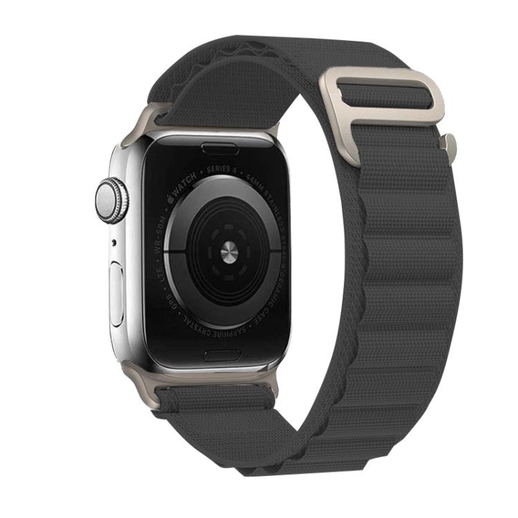 For Apple Watch 46mm / 49mm / 45mm / 44mm Kalebol Aline Nylon Loop Watch Band