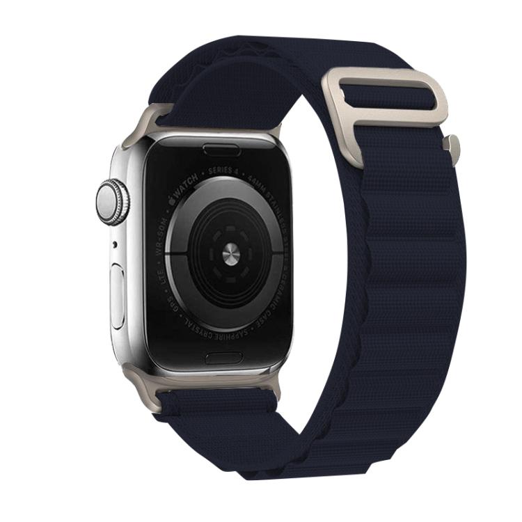 For Apple Watch 46mm / 49mm / 45mm / 44mm Kalebol Aline Nylon Loop Watch Band