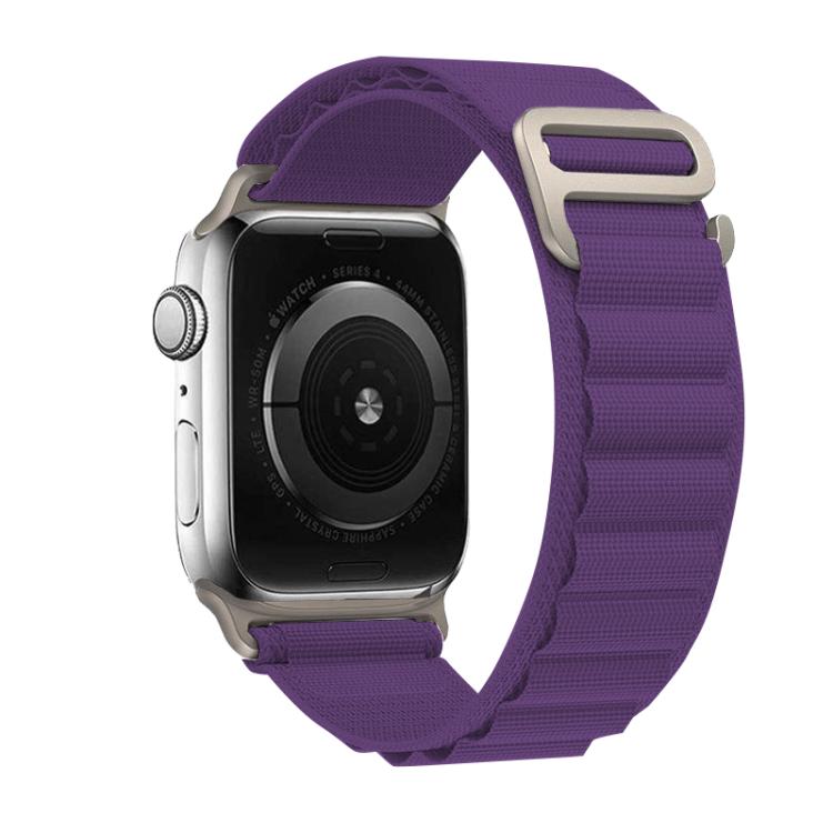 For Apple Watch 46mm / 49mm / 45mm / 44mm Kalebol Aline Nylon Loop Watch Band