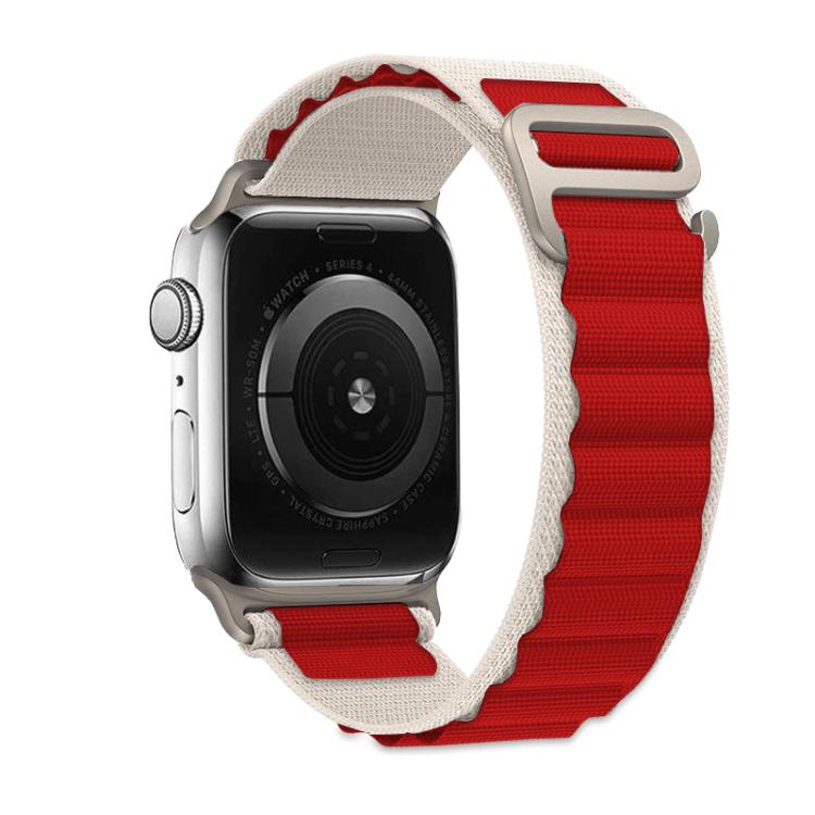 For Apple Watch 46mm / 49mm / 45mm / 44mm Kalebol Aline Nylon Loop Watch Band