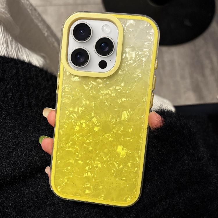 For iPhone 15 Pro Max PC Lens Ring Gradient Shell Texture 3 in 1 Phone Case