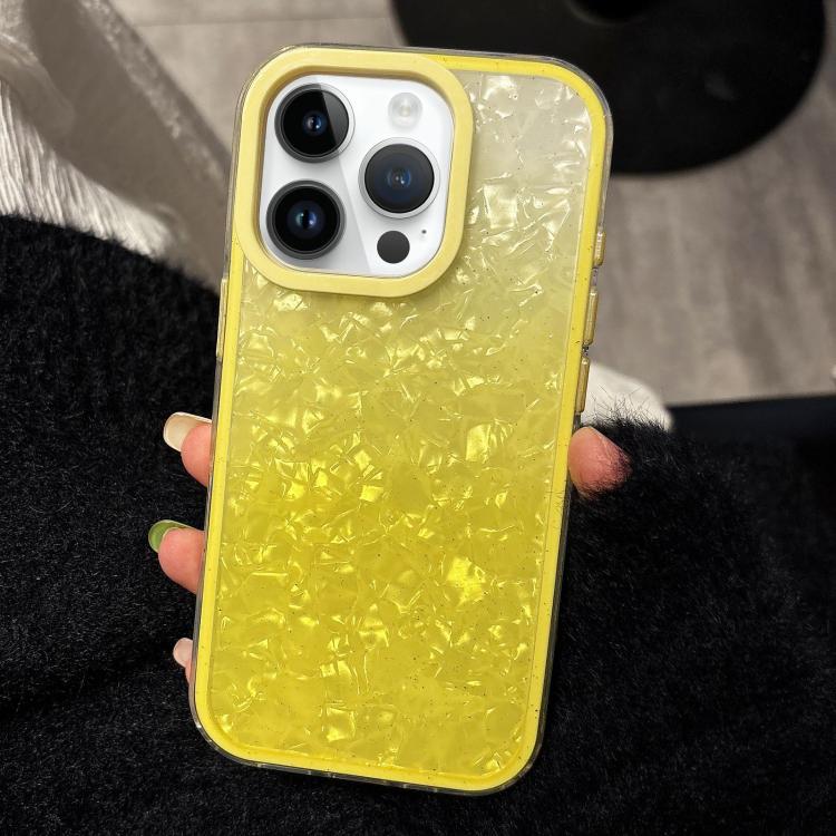 For iPhone 14 Pro Max PC Lens Ring Gradient Shell Texture 3 in 1 Phone Case