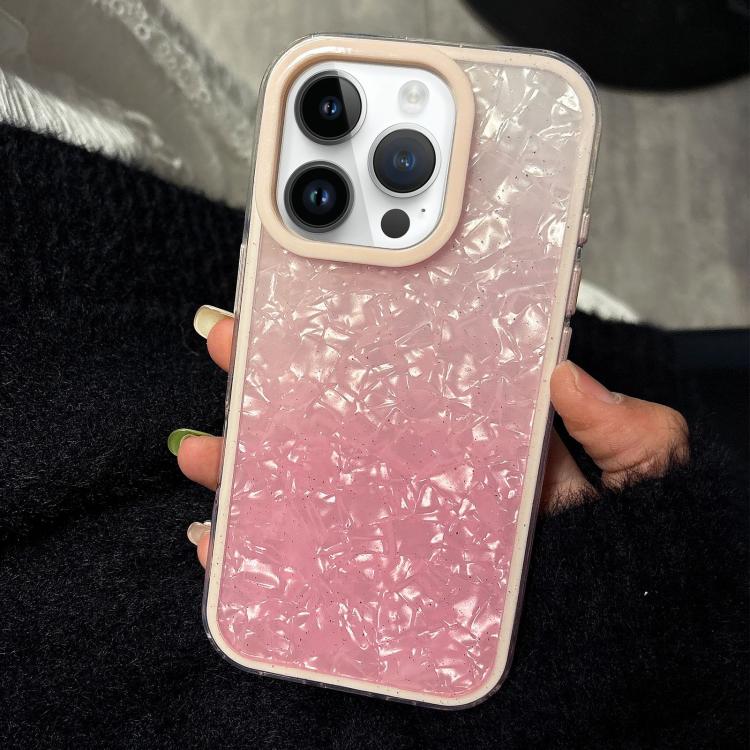 For iPhone 12 Pro PC Lens Ring Gradient Shell Texture 3 in 1 Phone Case