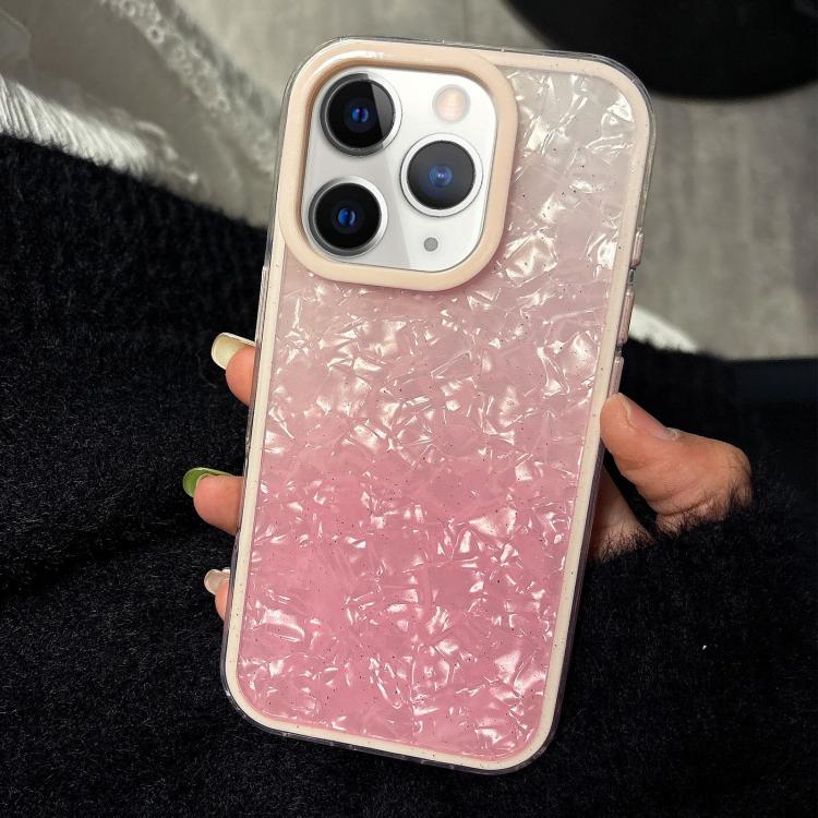 For iPhone 11 Pro Max PC Lens Ring Gradient Shell Texture 3 in 1 Phone Case