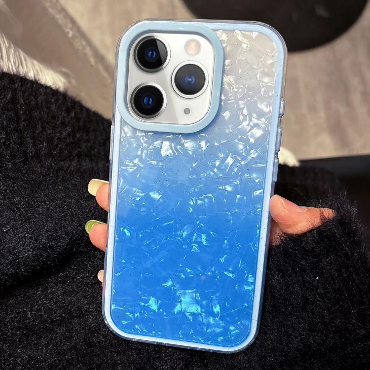 For iPhone 11 Pro Max PC Lens Ring Gradient Shell Texture 3 in 1 Phone Case