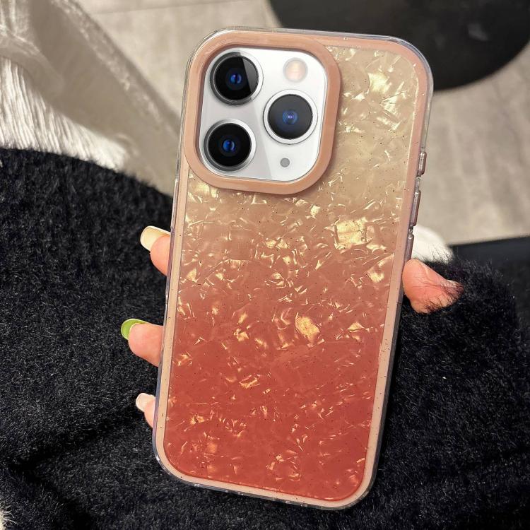 For iPhone 11 Pro Max PC Lens Ring Gradient Shell Texture 3 in 1 Phone Case