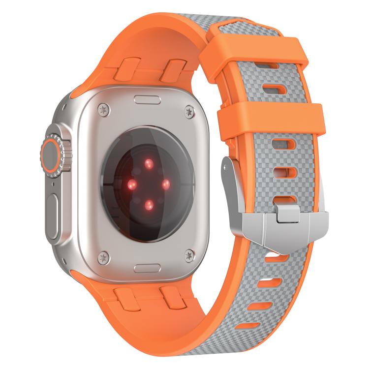 For Apple Watch 46mm / 49mm / 45mm / 44mm Kalebol Farmhouse Oak Silicone Strap