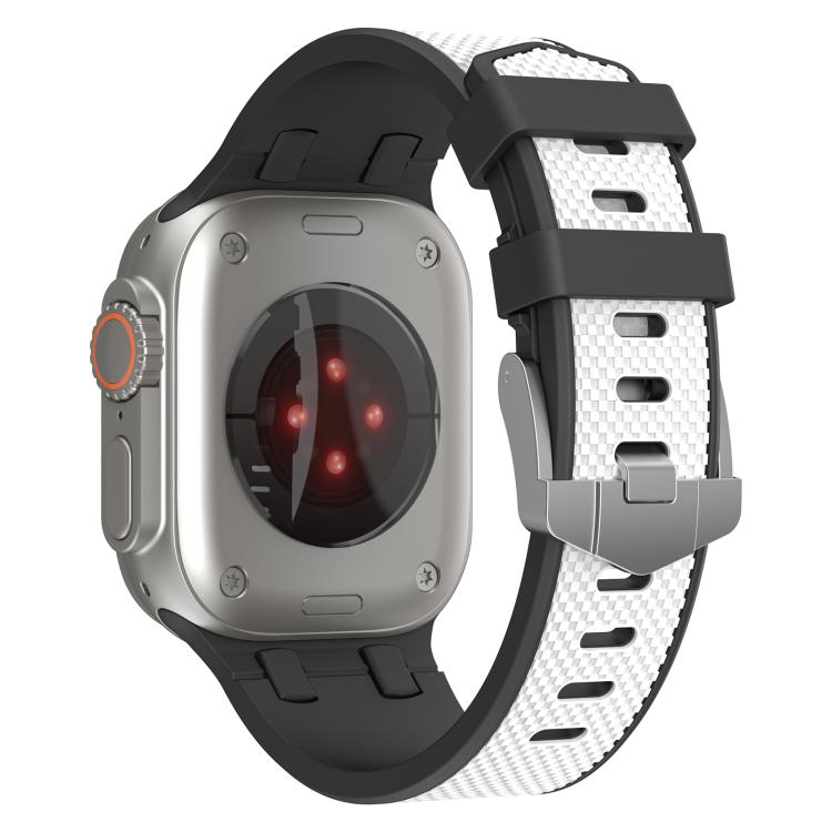 For Apple Watch 46mm / 49mm / 45mm / 44mm Kalebol Farmhouse Oak Silicone Strap