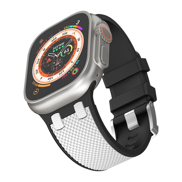 For Apple Watch 46mm / 49mm / 45mm / 44mm Kalebol Farmhouse Oak Silicone Strap