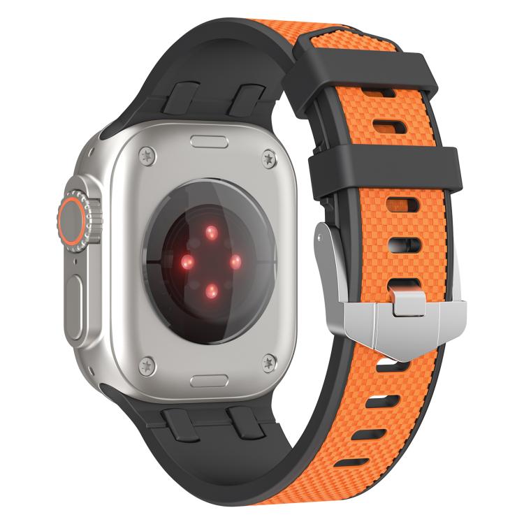 For Apple Watch 46mm / 49mm / 45mm / 44mm Kalebol Farmhouse Oak Silicone Strap