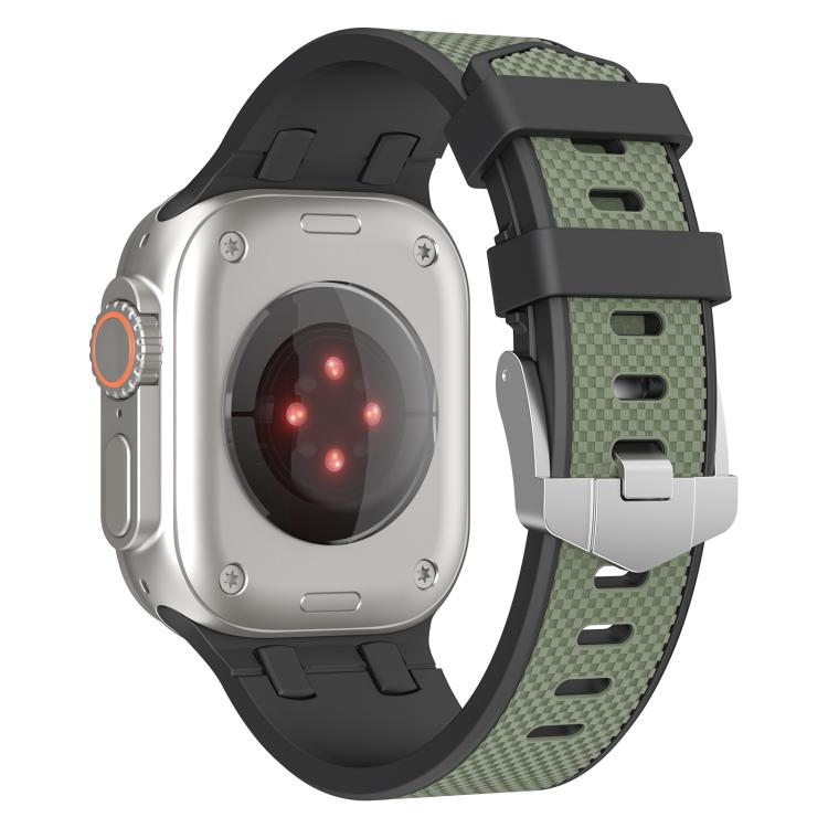 For Apple Watch 46mm / 49mm / 45mm / 44mm Kalebol Farmhouse Oak Silicone Strap