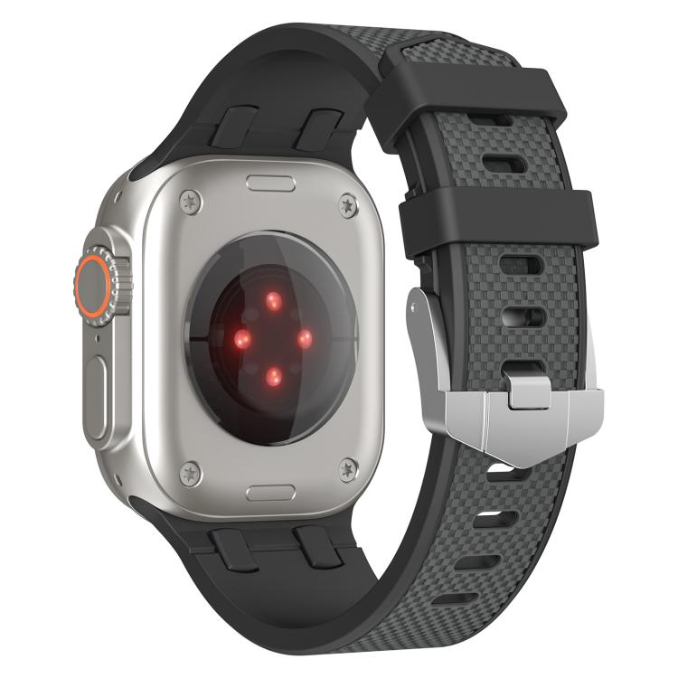 For Apple Watch 46mm / 49mm / 45mm / 44mm Kalebol Farmhouse Oak Silicone Strap