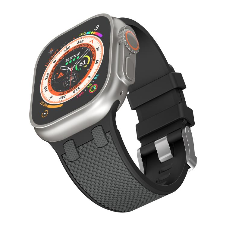 For Apple Watch 46mm / 49mm / 45mm / 44mm Kalebol Farmhouse Oak Silicone Strap