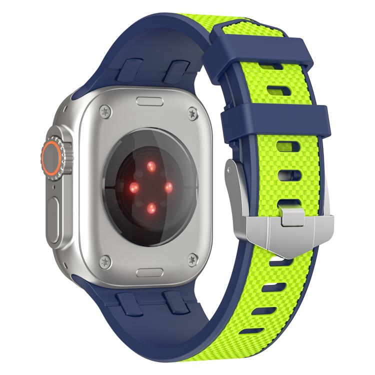 For Apple Watch 46mm / 49mm / 45mm / 44mm Kalebol Farmhouse Oak Silicone Strap