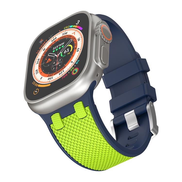 For Apple Watch 46mm / 49mm / 45mm / 44mm Kalebol Farmhouse Oak Silicone Strap