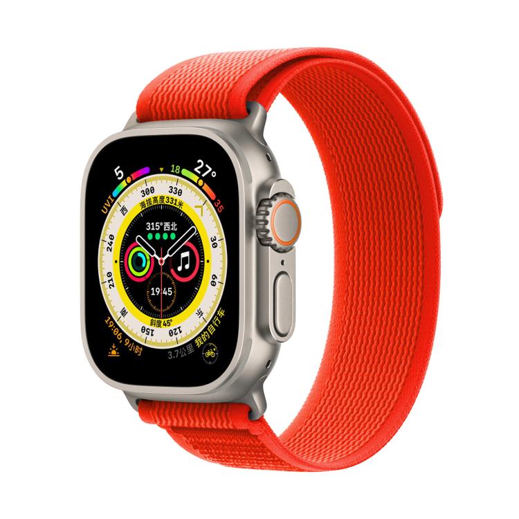 For Apple Watch 46mm / 49mm / 45mm / 44mm Kalebol Wild Track Loop Nylon Watch Band