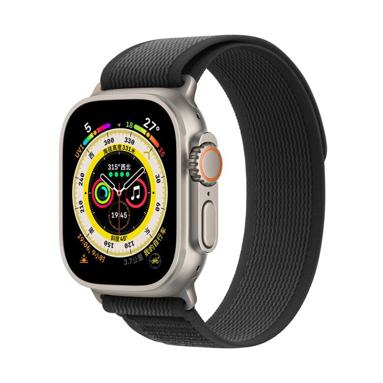 For Apple Watch 46mm / 49mm / 45mm / 44mm Kalebol Wild Track Loop Nylon Watch Band