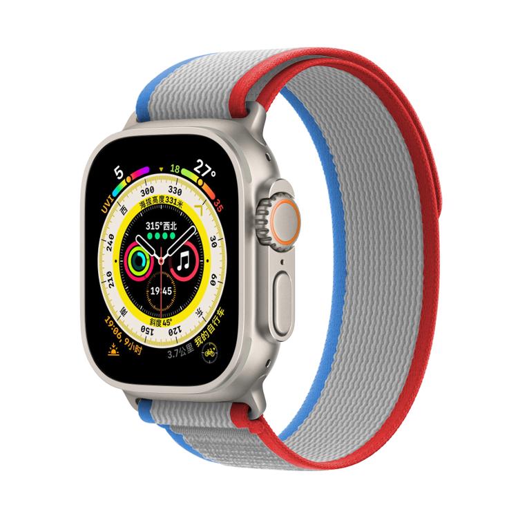 For Apple Watch 46mm / 49mm / 45mm / 44mm Kalebol Wild Track Loop Nylon Watch Band