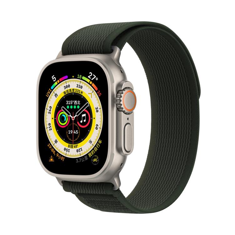 For Apple Watch 46mm / 49mm / 45mm / 44mm Kalebol Wild Track Loop Nylon Watch Band