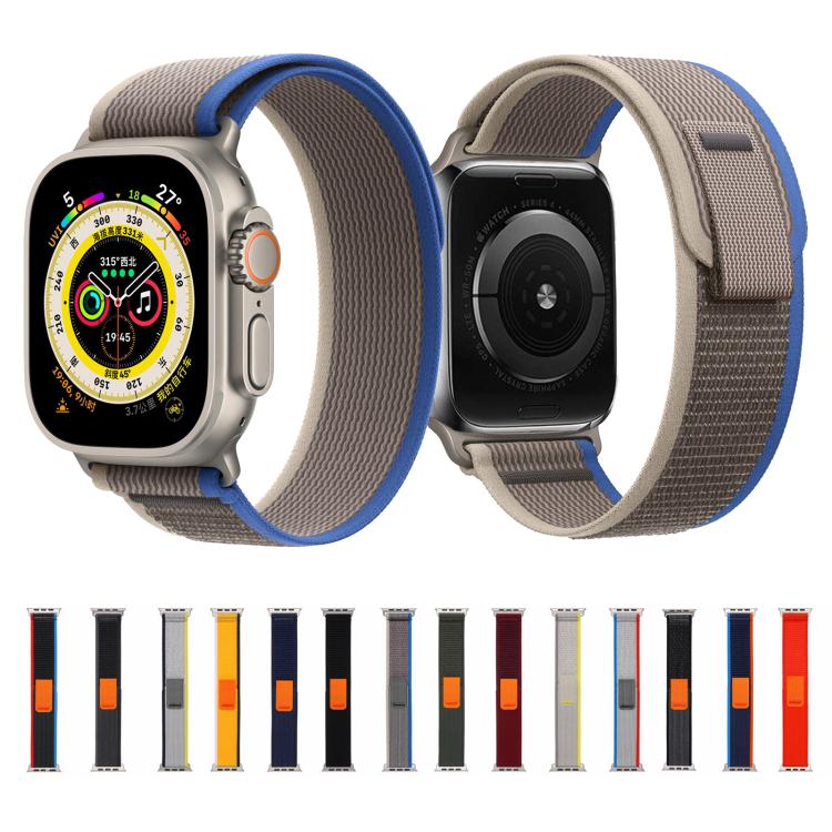 For Apple Watch 46mm / 49mm / 45mm / 44mm Kalebol Wild Track Loop Nylon Watch Band