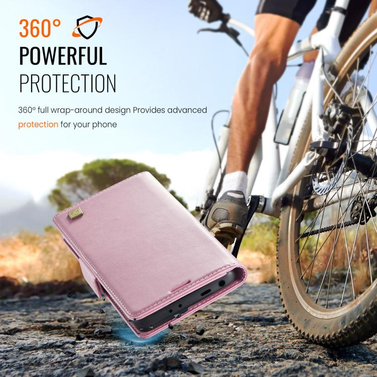 For Redmi Note 13 Pro 5G AutSpace A11 Side Buckle MagSafe Magnetic RFID Phone Leather Case
