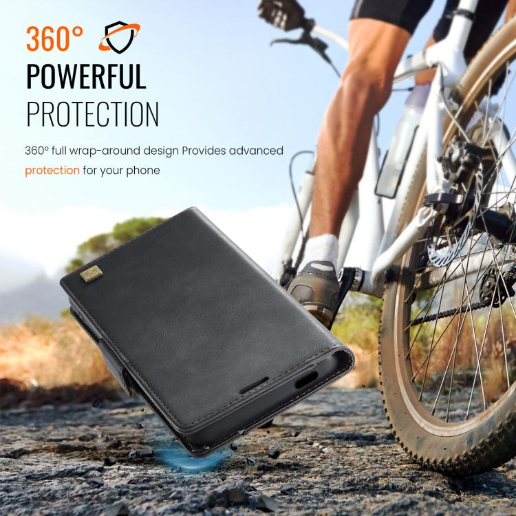 For Redmi A5 4G 173.3mm AutSpace A11 Side Buckle MagSafe Magnetic RFID Phone Leather Case