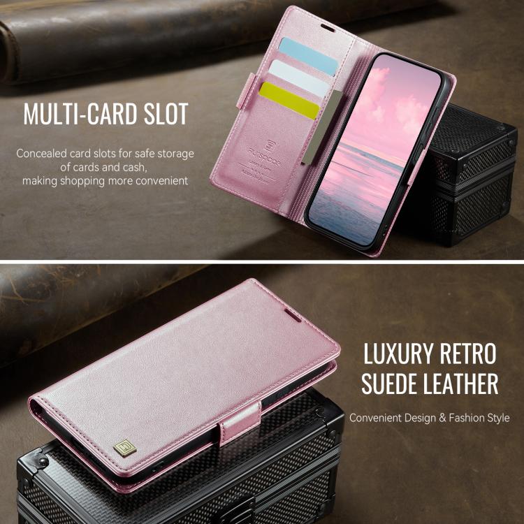 For Redmi A5 4G 173.3mm AutSpace A11 Side Buckle MagSafe Magnetic RFID Phone Leather Case