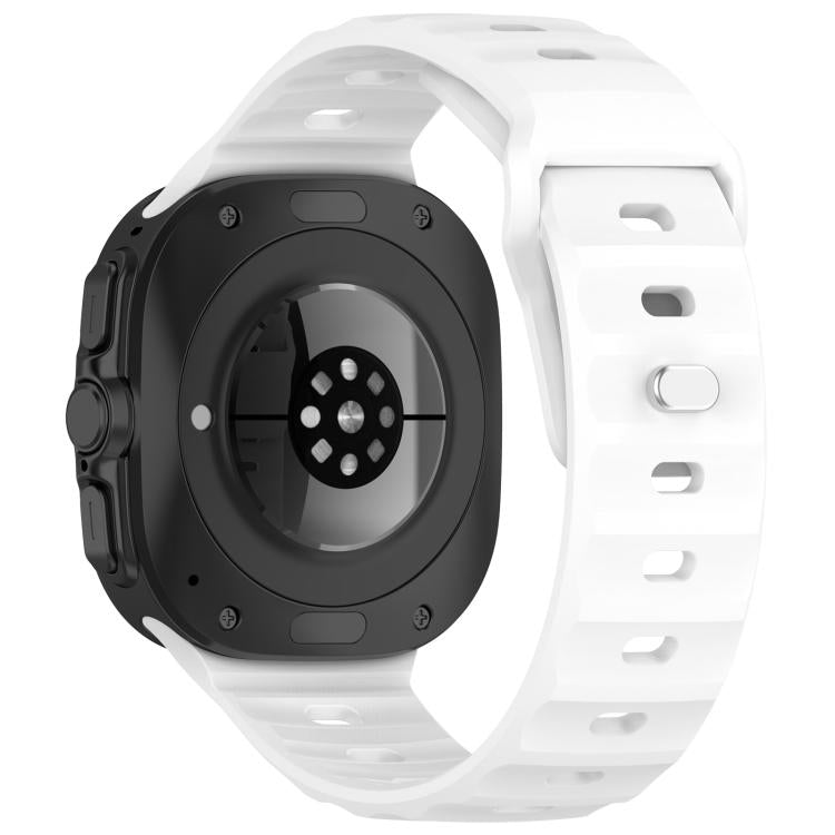 For Samsung Galaxy Watch Ultra 47mm / Ultra 2025 Kalebol Square Buckle Silicone Watch Band