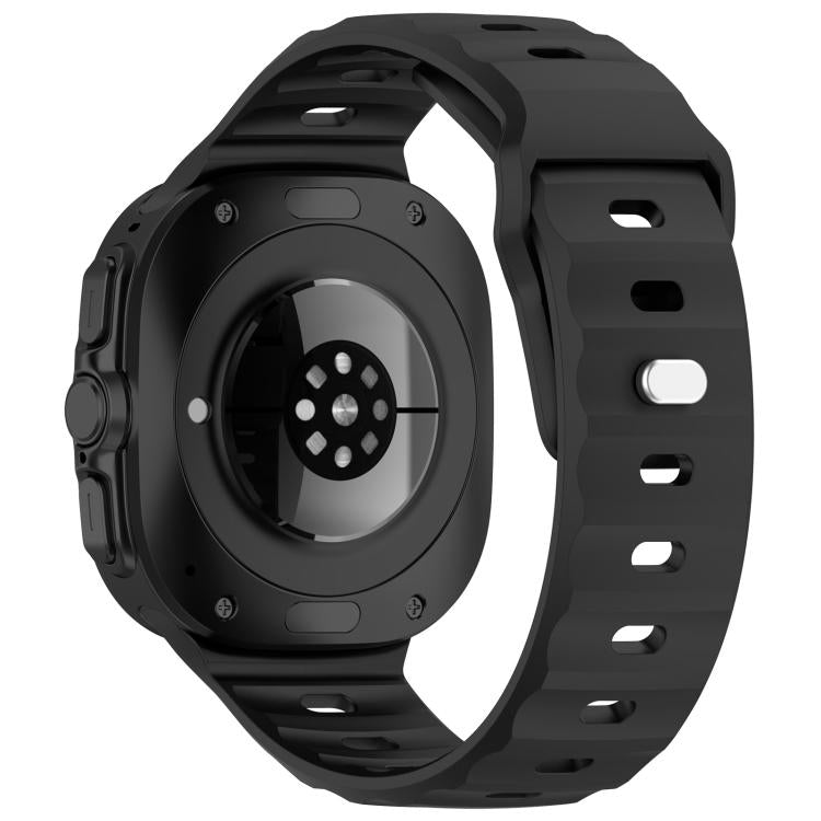For Samsung Galaxy Watch Ultra 47mm / Ultra 2025 Kalebol Square Buckle Silicone Watch Band
