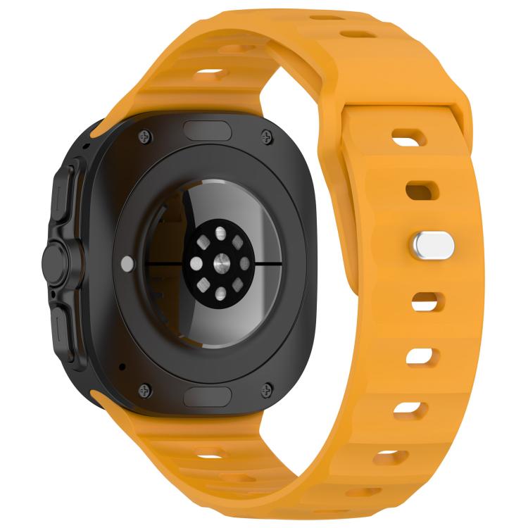 For Samsung Galaxy Watch Ultra 47mm / Ultra 2025 Kalebol Square Buckle Silicone Watch Band