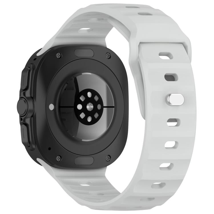 For Samsung Galaxy Watch Ultra 47mm / Ultra 2025 Kalebol Square Buckle Silicone Watch Band