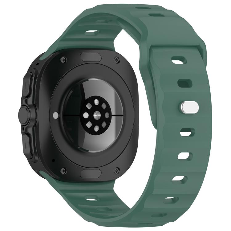 For Samsung Galaxy Watch Ultra 47mm / Ultra 2025 Kalebol Square Buckle Silicone Watch Band