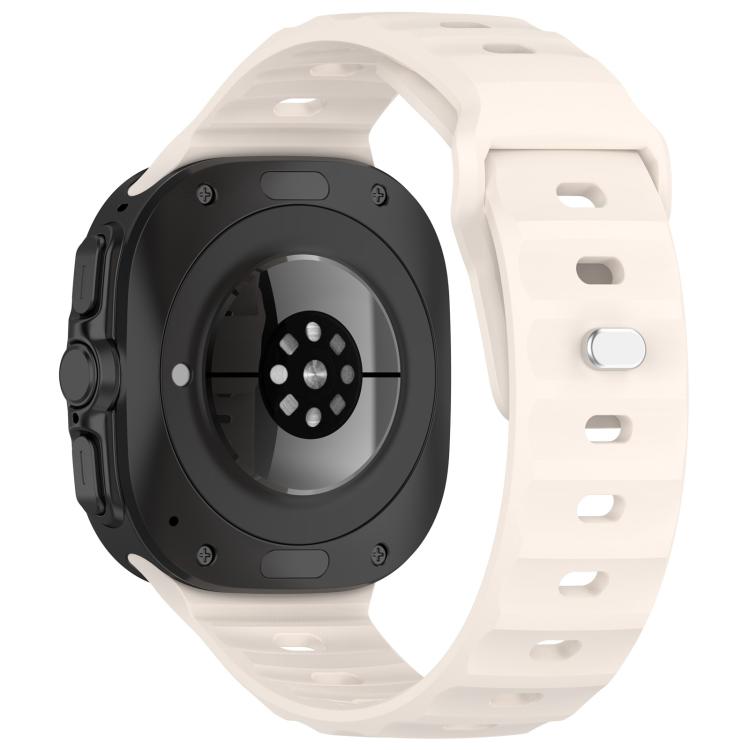 For Samsung Galaxy Watch Ultra 47mm / Ultra 2025 Kalebol Square Buckle Silicone Watch Band