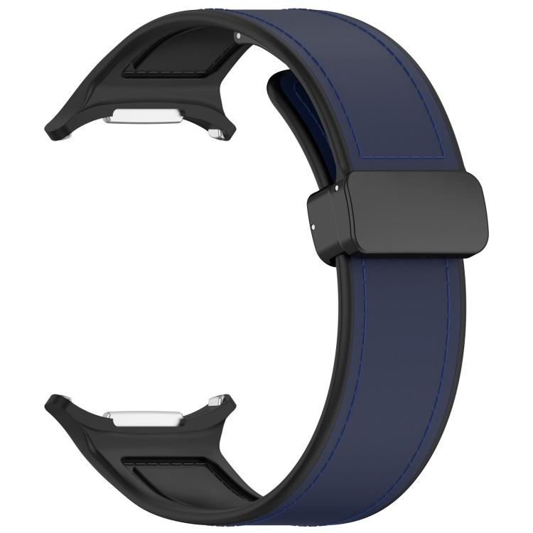 For Samsung Galaxy Watch Ultra 47mm / Ultra 2025 Kalebol Composite Silicone Folding Magnetic Buckle Watch Band