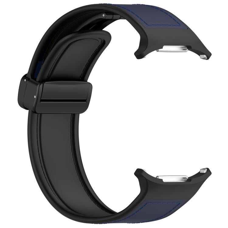 For Samsung Galaxy Watch Ultra 47mm / Ultra 2025 Kalebol Composite Silicone Folding Magnetic Buckle Watch Band