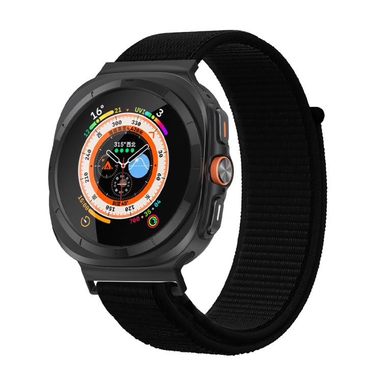For Samsung Galaxy Watch Ultra 47mm / Ultra 2025 Kalebol Quick Release Nylon Braided Watch Band