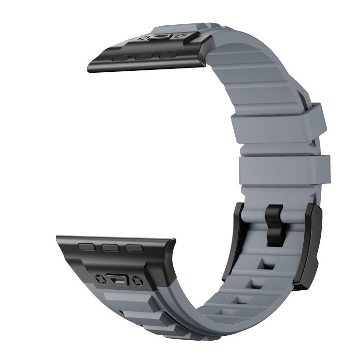 For Apple Watch 46mm / 49mm / 45mm / 44mm Kalebol High Stretch Silicone Armor Watch Band