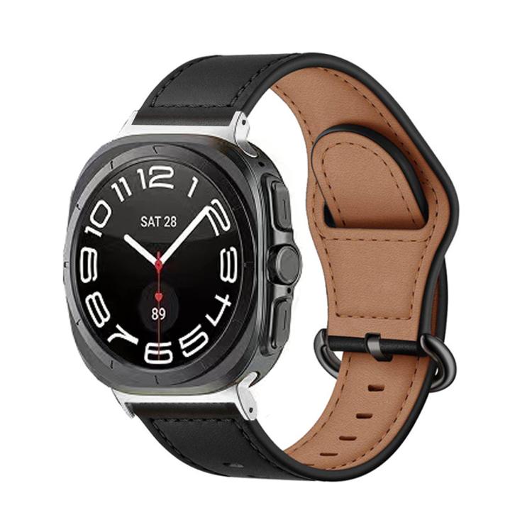 For Samsung Galaxy Watch Ultra 47mm / Ultra 2025 Kalebol Genuine Leather Watch Band