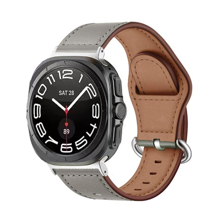 For Samsung Galaxy Watch Ultra 47mm / Ultra 2025 Kalebol Genuine Leather Watch Band