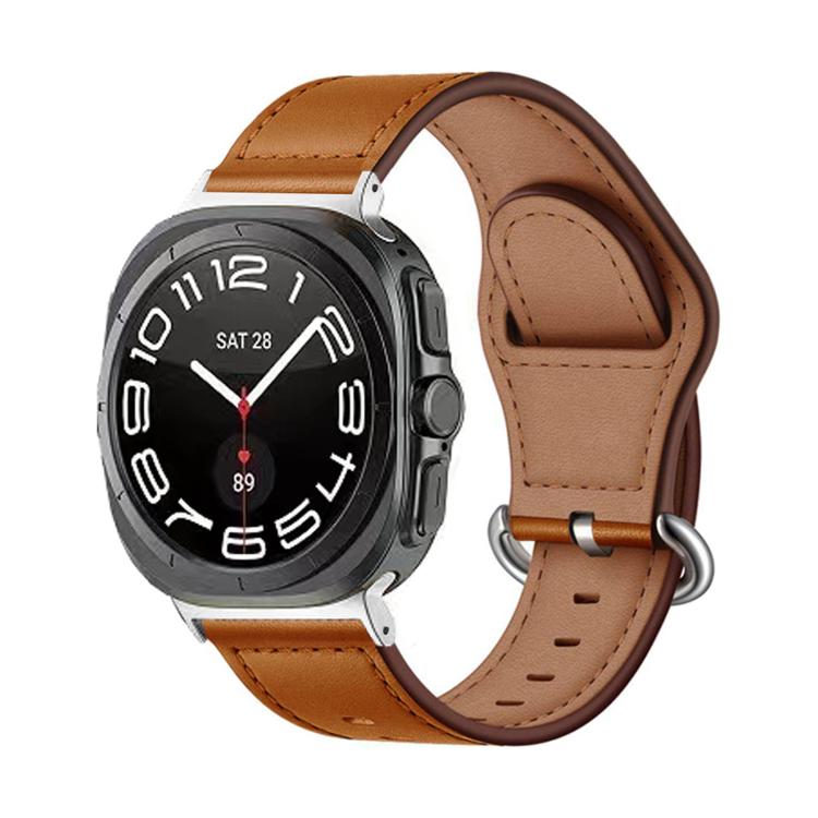 For Samsung Galaxy Watch Ultra 47mm / Ultra 2025 Kalebol Genuine Leather Watch Band