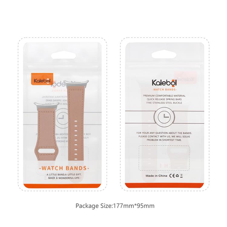 For Samsung Galaxy Watch Ultra 47mm / Ultra 2025 Kalebol Genuine Leather Watch Band