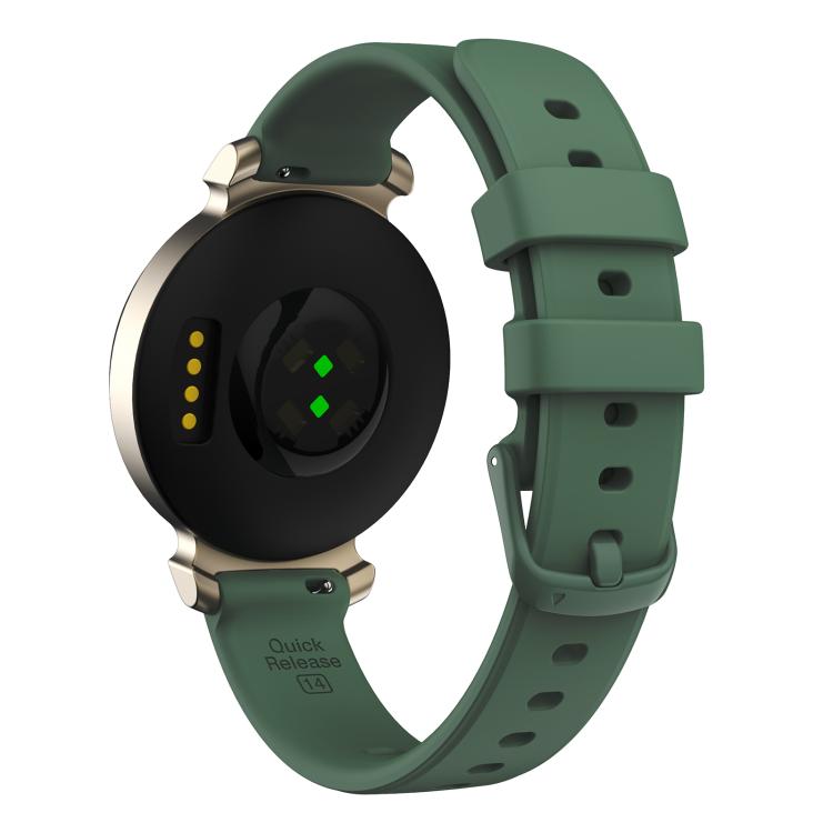 For Garmin Lily 2 14mm Kalebol Pin Buckle Silicone Strap
