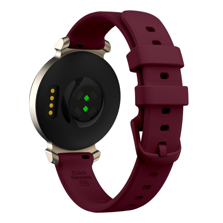 For Garmin Lily 2 14mm Kalebol Pin Buckle Silicone Strap
