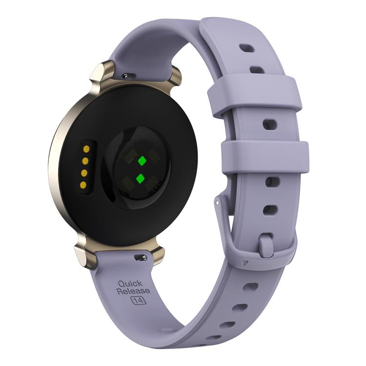 For Garmin Lily 2 14mm Kalebol Pin Buckle Silicone Strap