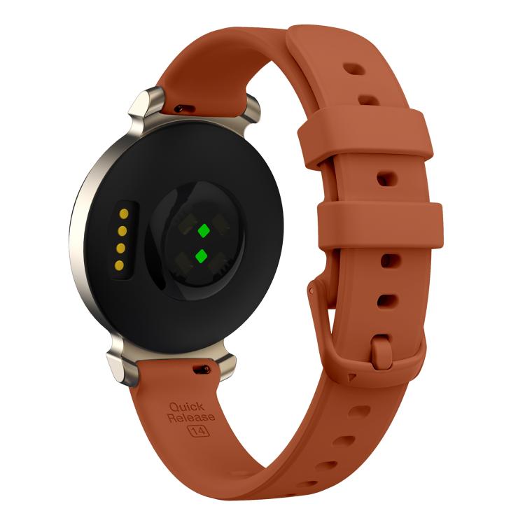 For Garmin Lily 2 14mm Kalebol Pin Buckle Silicone Strap