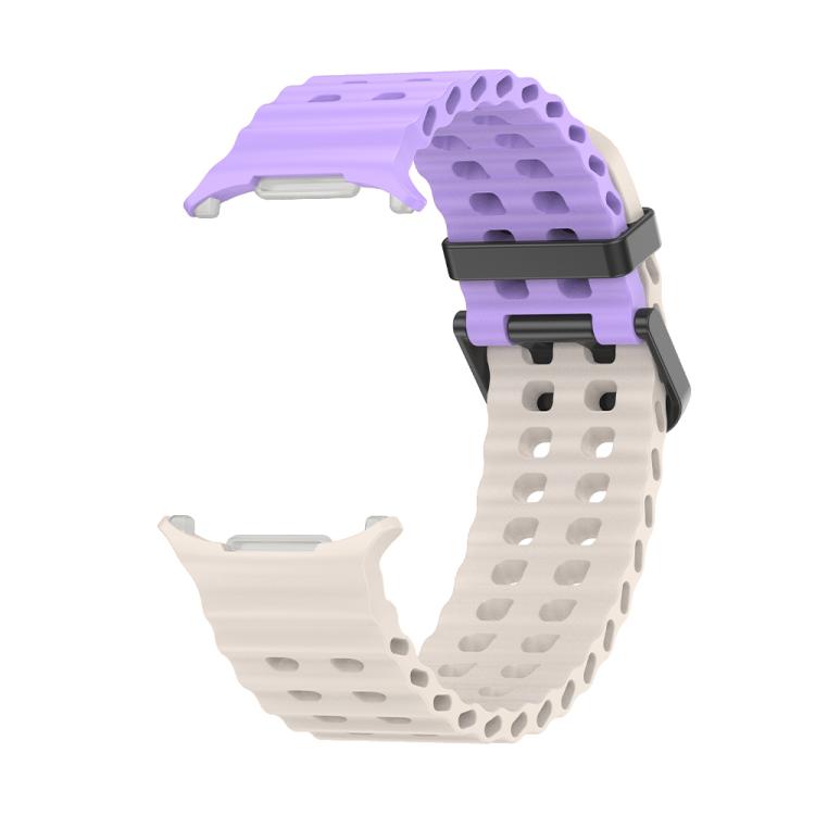 For Samsung Galaxy Watch Ultra 47mm / Ultra 2025 Kalebol Porous Breathable Silicone Watch Band