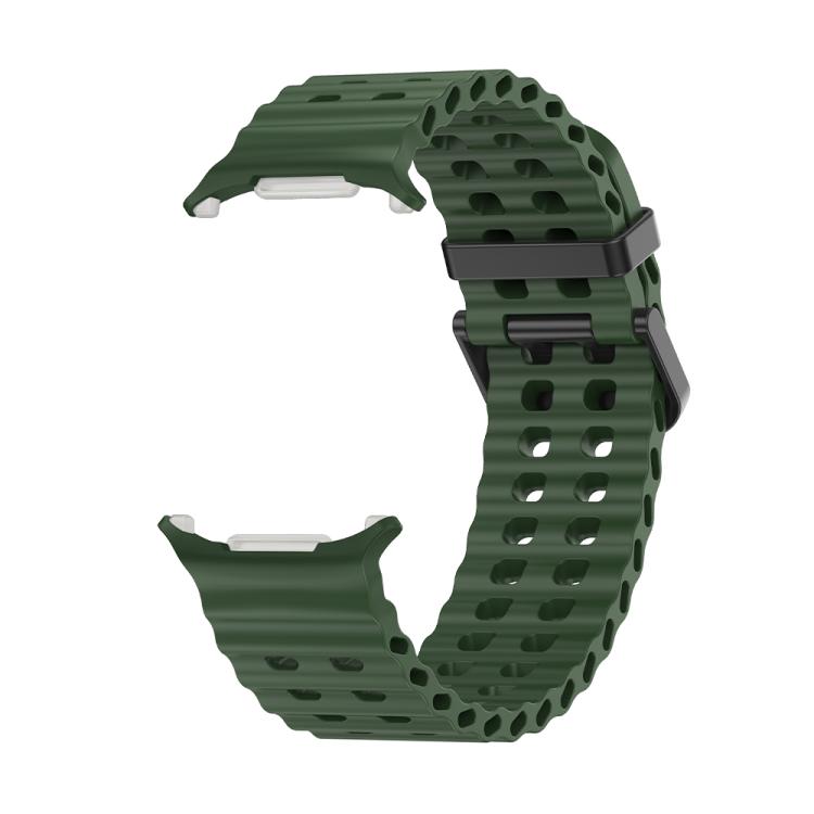 For Samsung Galaxy Watch Ultra 47mm / Ultra 2025 Kalebol Porous Breathable Silicone Watch Band
