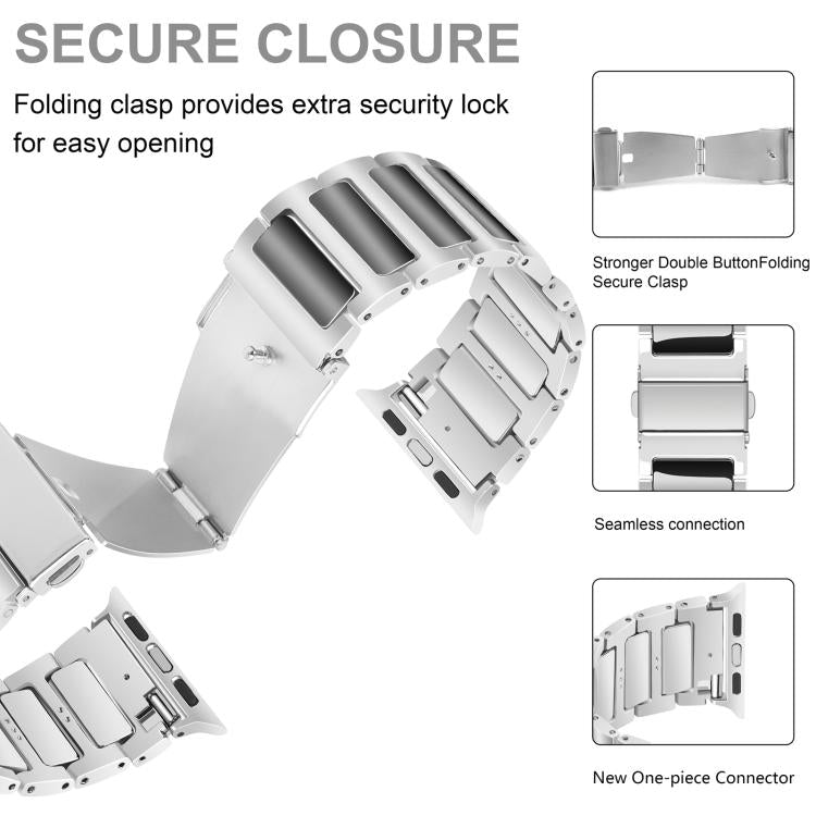 For Apple Watch 46mm / 49mm / 45mm / 44mm Kalebol Tooling Metal Zinc Alloy Watch Band