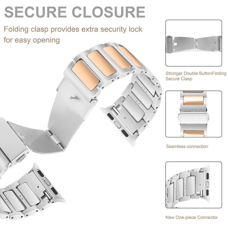 For Apple Watch 46mm / 49mm / 45mm / 44mm Kalebol Tooling Metal Zinc Alloy Watch Band