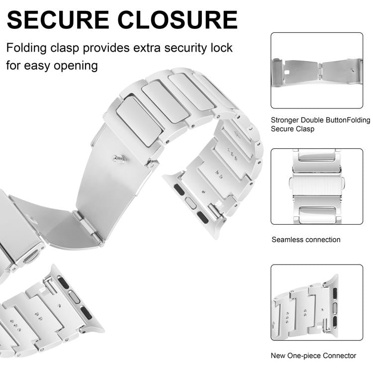 For Apple Watch 46mm / 49mm / 45mm / 44mm Kalebol Tooling Metal Zinc Alloy Watch Band